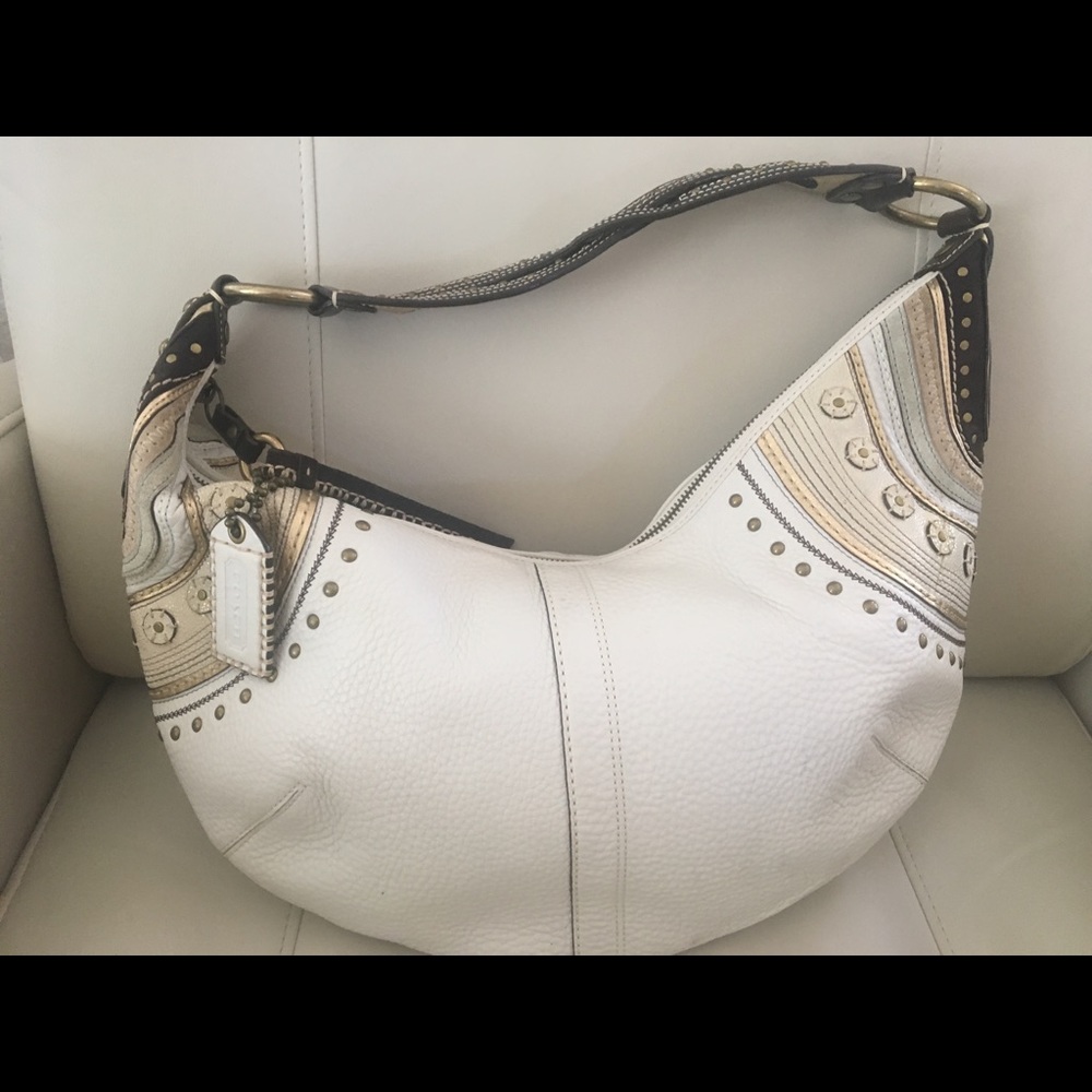Coach leather handbag